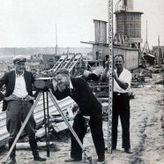 Boris Krivoshapkin during his practice at the construction of Ķegums HES